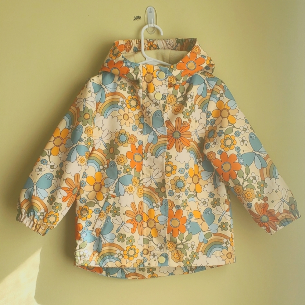 NEXT fleece lined hooded windbreaker